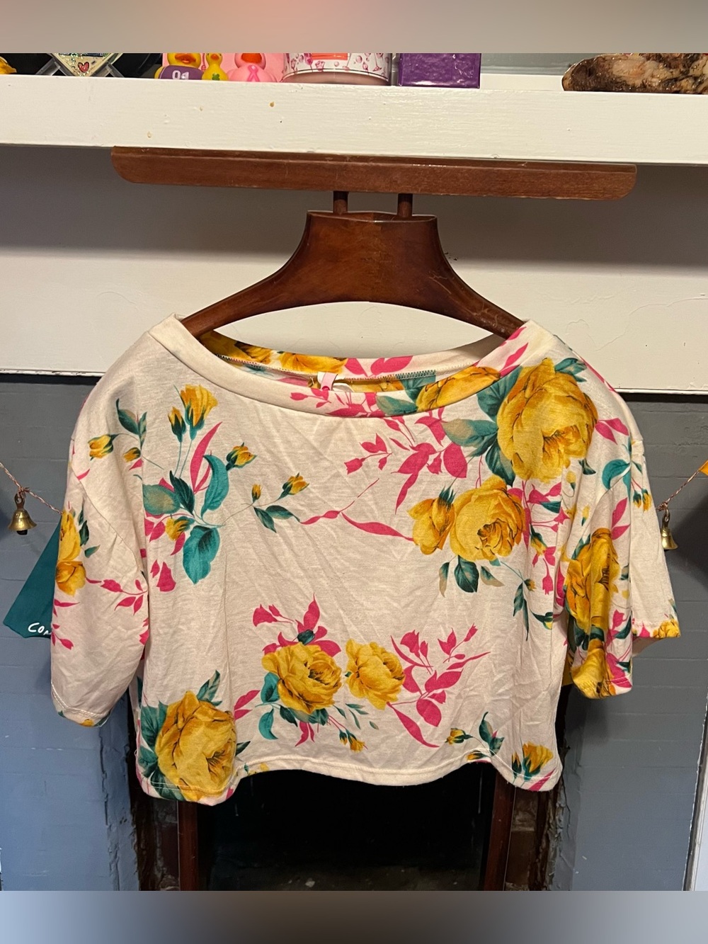 Floral Cropped Tee